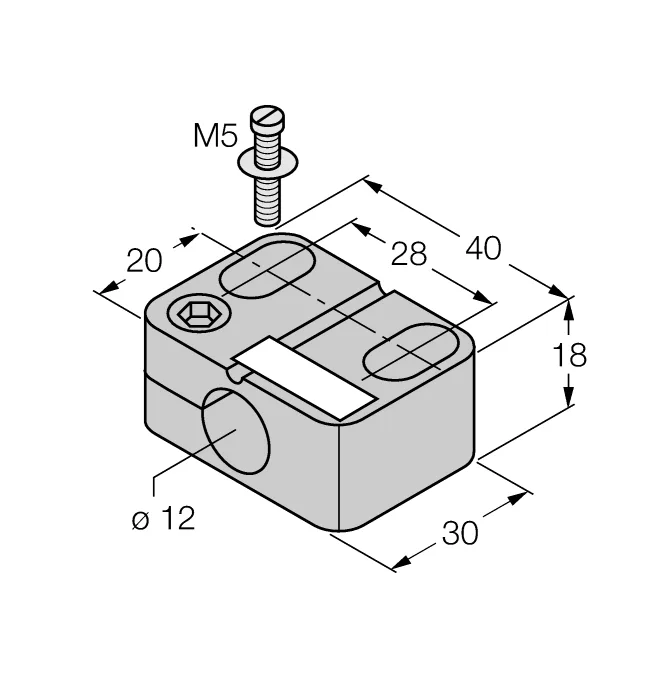 Комплектующие для монтажа - BST-12N - 6947213 Turck
