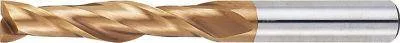 Misumi AS Coated High-Speed Steel Square End Mill, 2-Flute / Long