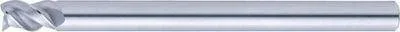 Misumi Carbide Square End Mill for Aluminum Machining, 3-Flute / Stub, Slim Shank Model