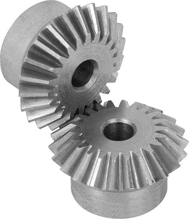 Norelem 22430 Bevel gears in steel, ratio 1:1 toothing milled, straight