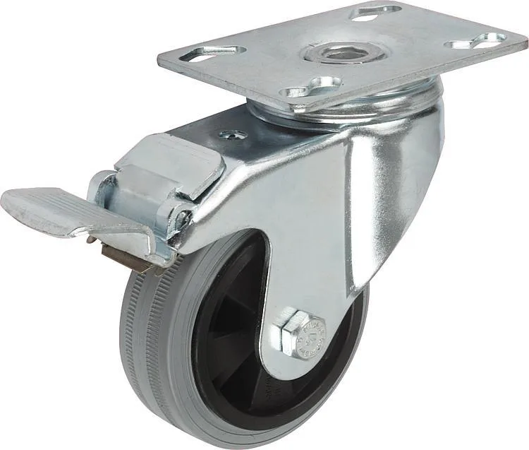 Поворотное колесо Norelem 95012_LS, усиленное, со стопором