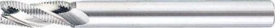 Misumi High-Speed Steel Roughing End Mill, Short, Long Shank, Center Cut / Non-Coated Model