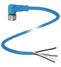 Pepperl+Fuchs. Cable connector, NAMUR V1-W-N4-25M-PUR