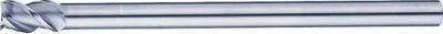 Misumi Carbide Square End Mill for Aluminum Machining, 3-Flute / Stub, Long Shank Model