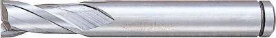 Misumi Powdered High-Speed Steel Square End Mill, 2-Flute, Short / Non-Coated Model