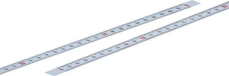Norelem 21886 Scale tape, steel self-adhesive