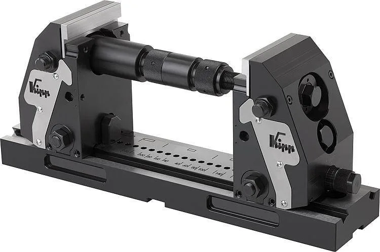 5-осевой зажим compact тиски с гладкими губками Kipp K0973