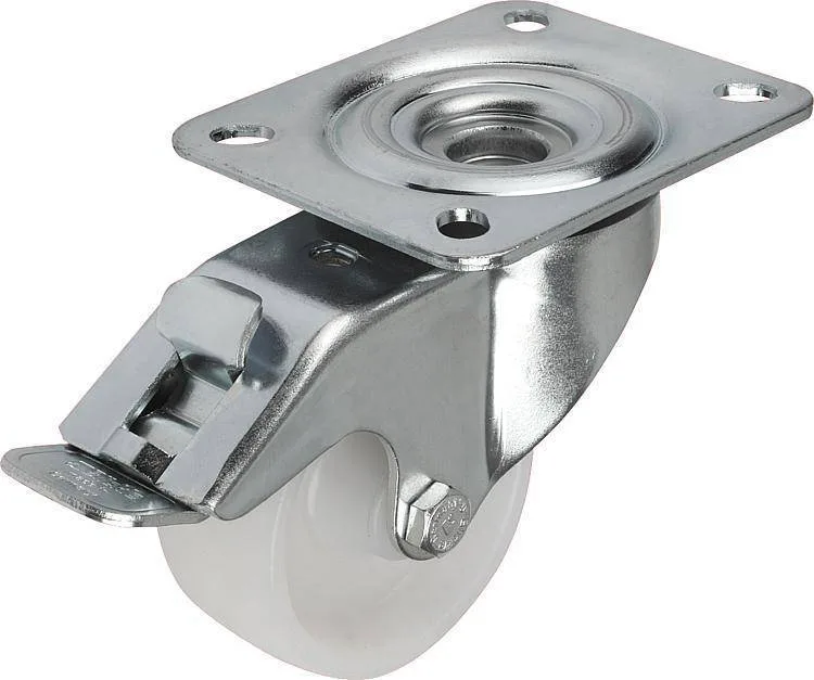 Norelem 95034_LS Swivel castors with stop-fix