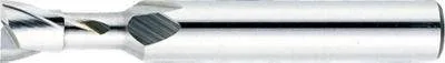 Misumi High-Speed Steel Blade Relief End Mill, 2-Flute / Short Model