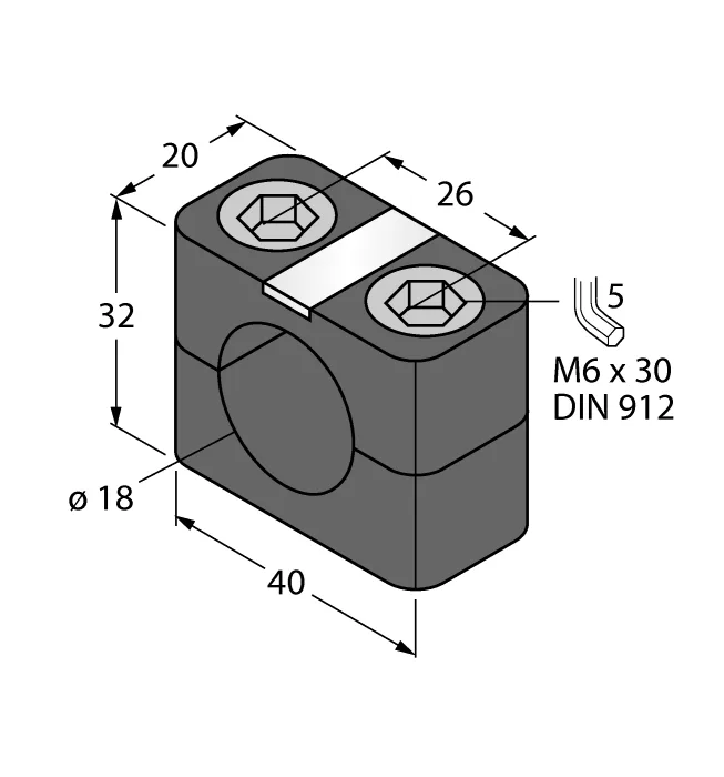 Комплектующие для монтажа - BSN 18 - 69472 Turck