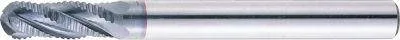 Misumi TiCN Coated High-Speed Steel Ball End Mill, 4-Flute / Regular