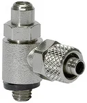Riegler 106971 Дроссельный клапан, двусторонняя регулировка расхода (B), быстроразъемное соединение, M5 359.005-6