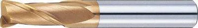 Misumi TSC series carbide radius end mill, 2-flute / short model