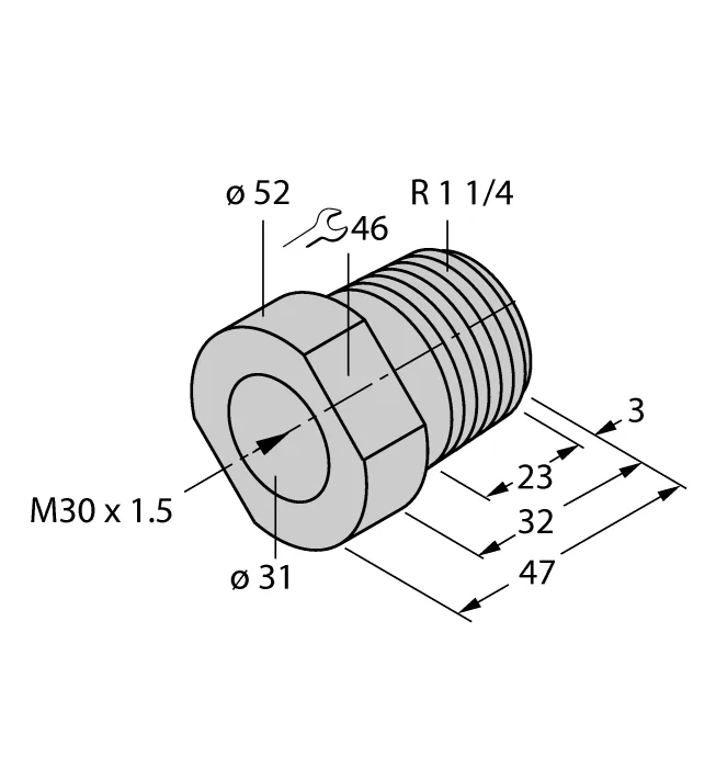 Комплектующие для монтажа - MAP-M30 - 6950013 Turck