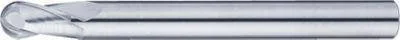 Misumi Carbide Ball End Mill for Aluminum Machining, 2-Flute / Short Model