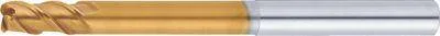 Misumi TSC Series Coated Carbide Radius End Mill, 3-Flute, 45° Spiral / Short, Long Neck Model