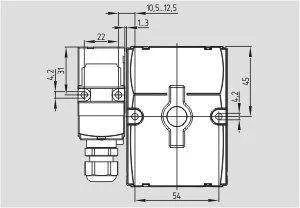 Schmersal. Safety switch with separate actuator - AZ 17-B25-R-G0