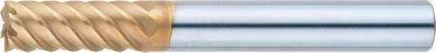 Misumi TSC series carbide high-helical end mill (cutting edge deflection accuracy of 5 m or less), for high-hardness steel machining, multi-blade, 50° spiral / regular model