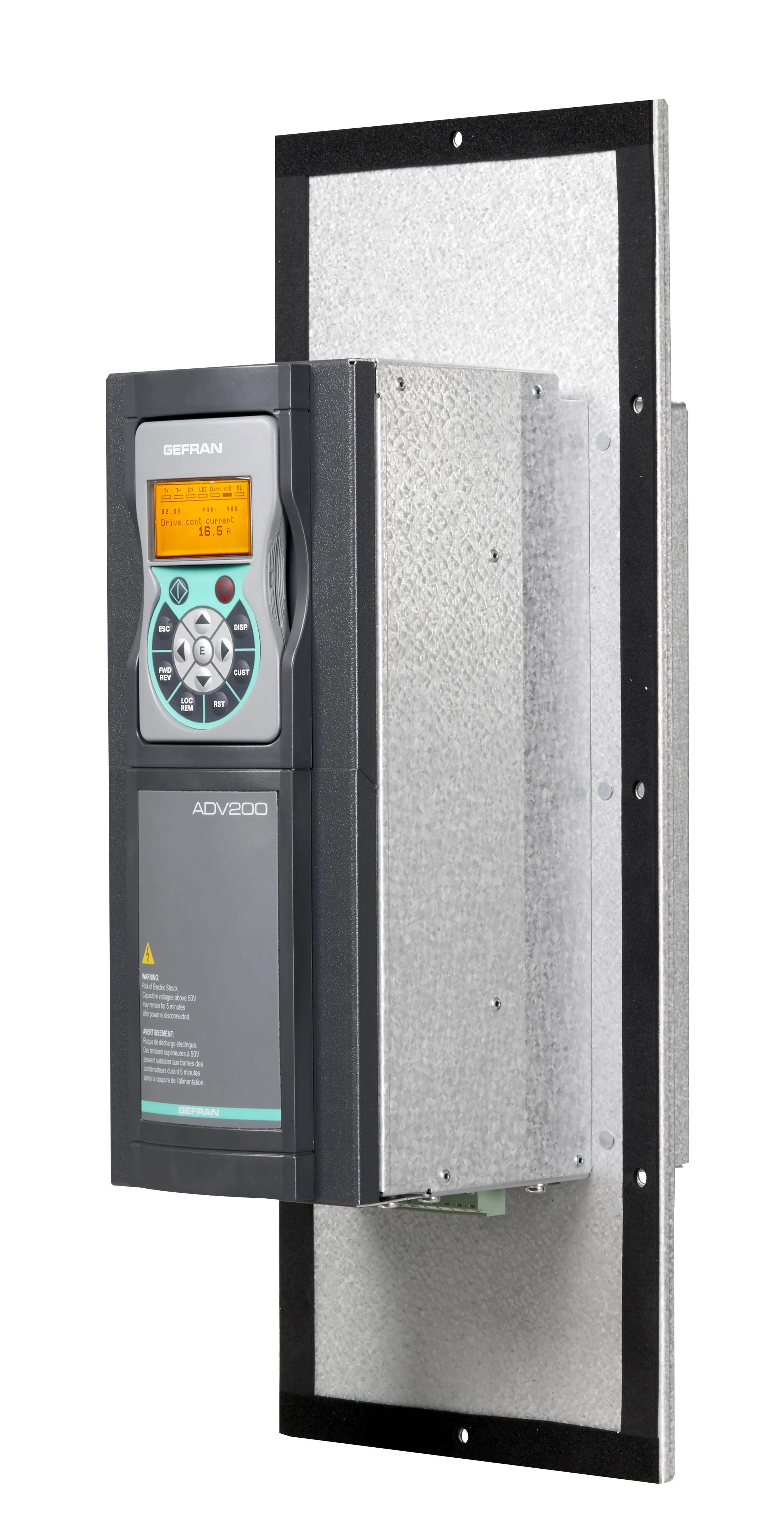 GEFRAN 10352 ADV200-EH Field-oriented vector inverter with IP54 external heatsink
