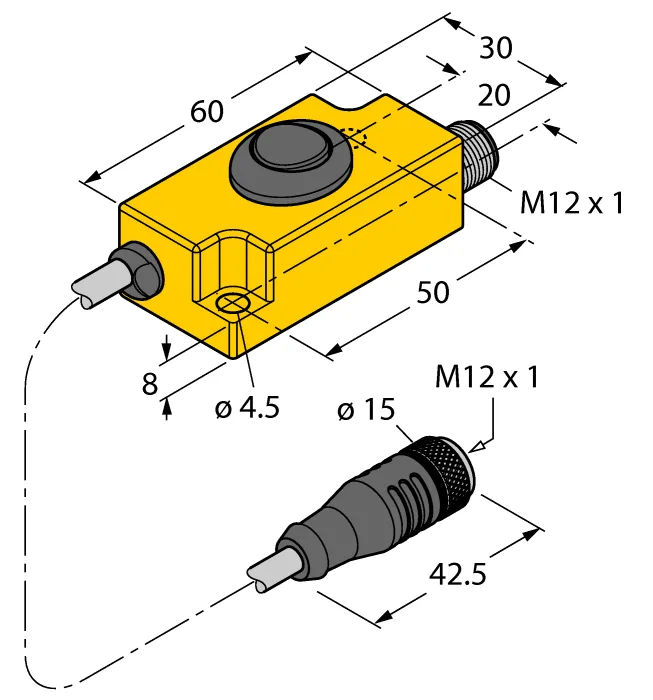 Адаптер обучения - TX3-Q20L60 - 6967118 Turck