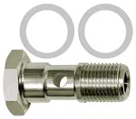 Riegler 110447 Полый винт с уплотнительным кольцом из PTFE, одинарный, G 1/2 60.012 ES