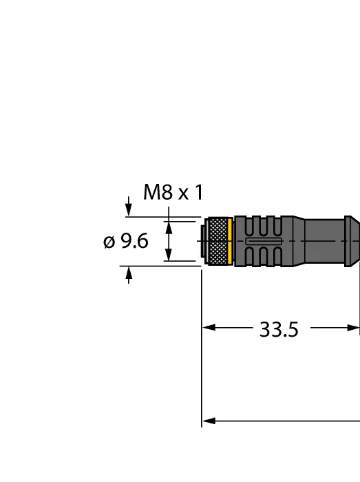 Кабель привода/датчика, ПУРСоединительный кабель - PKGS3M-2/TXL - 6627457 Turck