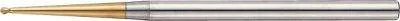Misumi TSC series carbide tapered neck ball end mill, 2-flute / tapered neck model