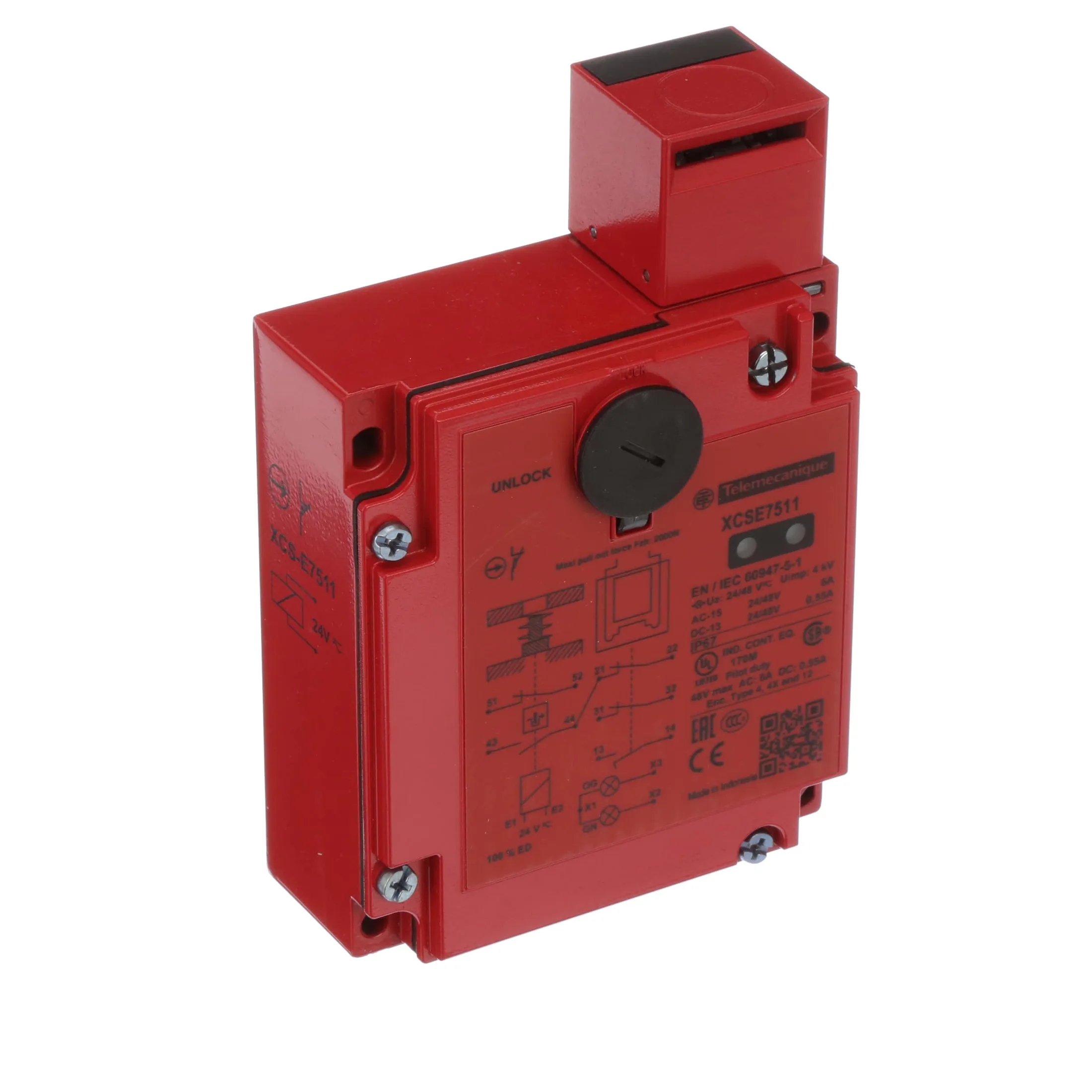 Переключатель с блокировкой Telemecanique Sensors XCSE7511