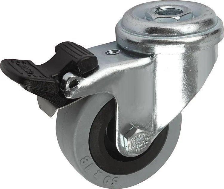Поворотное колесо (ролик) Norelem 95010_LS со стопором