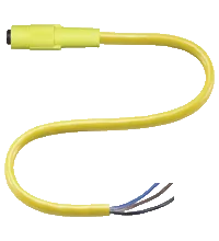 Pepperl+Fuchs. Female connector V3-GR-YE2M-PUR