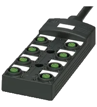Pepperl+Fuchs. Splitter boxes V1-8/16A-E2-2M-PUR-V23-G