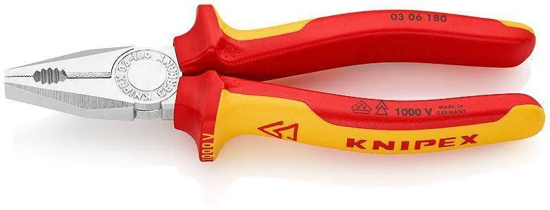 Knipex 03 06 180 Плоскогубцы комбинированные