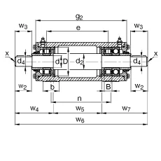 Стационарные подшипниковые узлы VRE305-E