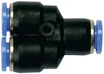 Riegler 109847 Вставной Y-образный соединитель, серия Blue, для внешней части шланга O 4 мм 140.004