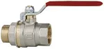 Riegler 103203 Шаровый кран стандартное исполнение, ручка из стали красного цвета, IT/ET, G 1/4 331.02-R