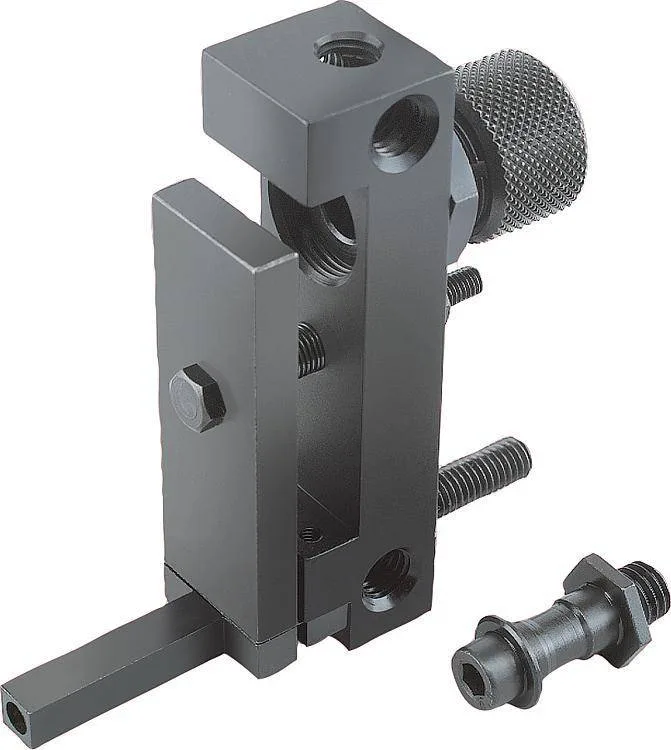 Norelem 33078 Deflection dial gauge holders 90° probe lever with thread