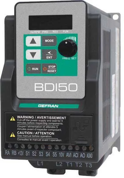 GEFRAN 10323 BDI50 Compact v/f &amp; sensorless inverter