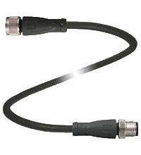 Кабель подключения Pepperl+Fuchs V1-G-BK3M-PUR-A-V1-G длиной 3 м PUR с LED