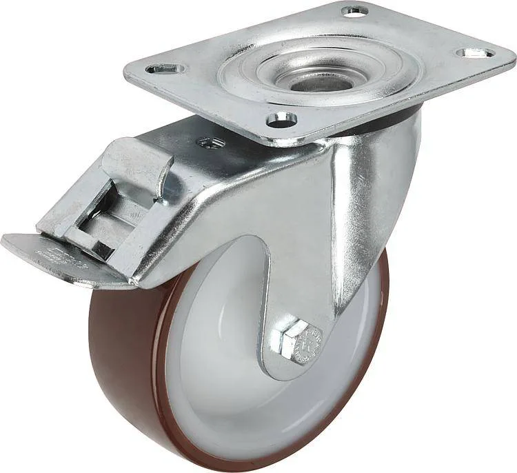 Norelem 95024_LS Swivel castors with stop-fix