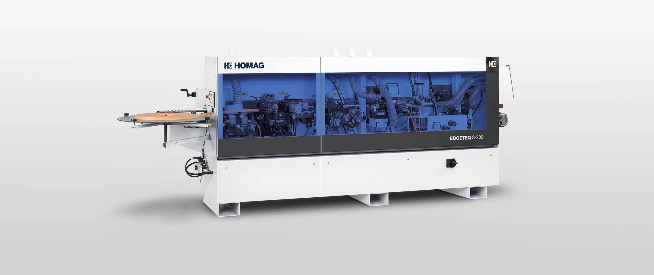 HOMAG Кромкооблицовочные станки EDGETEQ S-200: скорость подачи 8 м/мин
