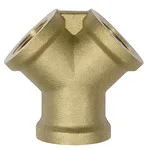 Riegler 112605 Распределитель двойной, G 1/2 внутр., 2 x G 1/2 IT, латунь 255.02