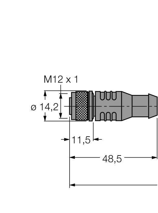 Полевой кабель для CAN (DeviceNet™, CANopen)Оболочка кабеля PUR, тонкая - RKC5701-10M - 6931035 Turck